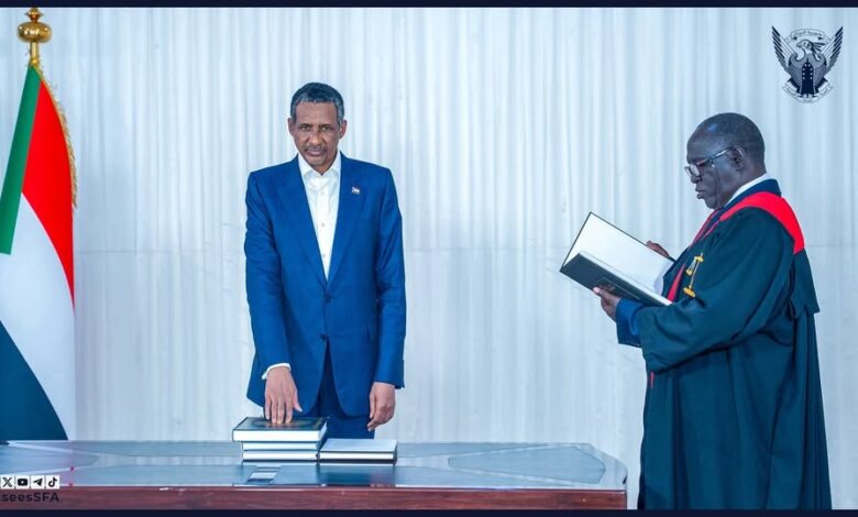 حمدان دقلو "حميدتي"، اليمين الدستورية