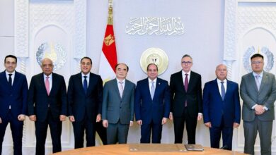 السيد الرئيس عبد الفتاح السيسي ووفد شركة "سكاتك" النرويجية