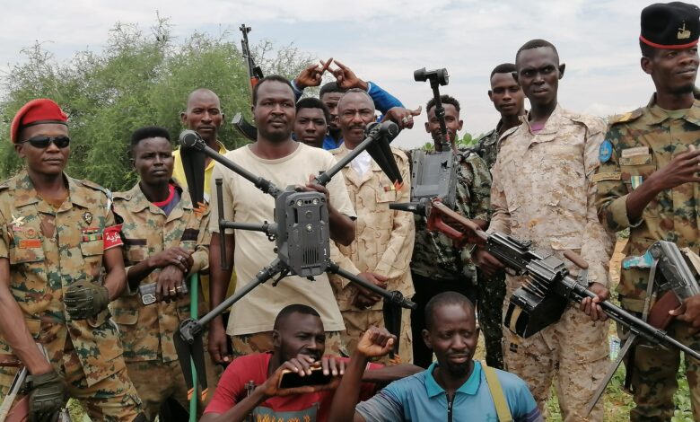 الجيش السوداني يسقط المسيرات