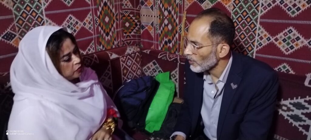 رئيس التحرير يحاور سلمي الطاهر