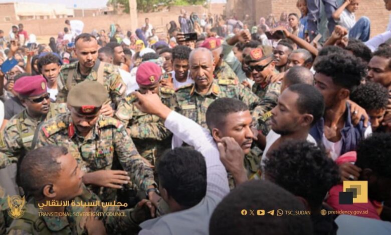 البرهان بين الجماهير