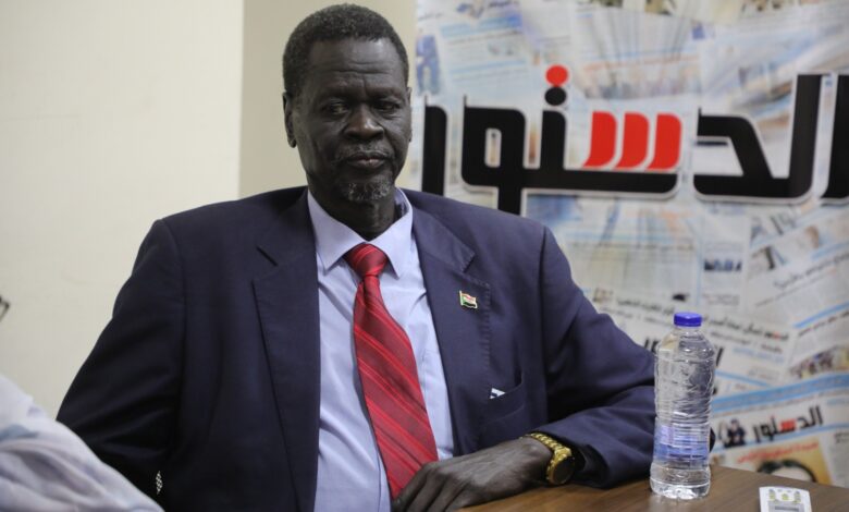 الفريق إبراهيم الماظ، مستشار رئيس حركة العدل والمساواة السودانية